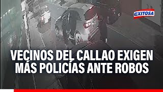 🔴🔵Callao Vecinos exigen mayor seguridad policial ante robos constantes [upl. by Daveen]