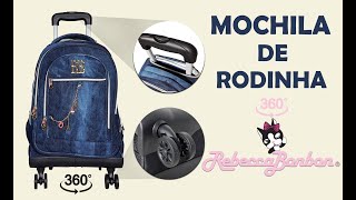 MOCHILA DE RODINHA REBECCA BONBON CLASSEBAG [upl. by Anwahsit]