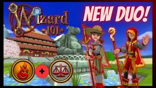 Continuing a New Fire and Balance Duo in Wizard101 [upl. by Godred]