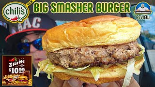 Chilis® BIG SMASHER BURGER Review 🍔🍟🥤  3 For Me 1099 Deal  theendorsement [upl. by Mahmoud375]