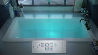 Jacuzzi® Bathtubs  How to use the J4 Electronic Control for Pure Air® Bathtubs [upl. by Aicineohp]