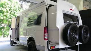 Toyota Hiace quotAutarky 4x4 quot Xcentrix Campervans [upl. by Danae]