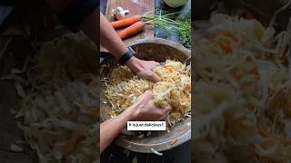 Homemade Curtido Sauerkraut recipe in description ✨ [upl. by Mulderig421]