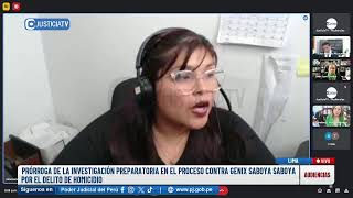 🔴EnVivo  Prórroga de la investigación preparatoria en el proceso contra Genix Saboya Saboya [upl. by Baudoin]