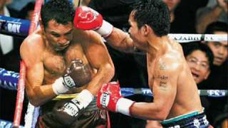 Pacquiao vs De la Hoya quotPacman PULVERIZED Golden Boyquot [upl. by Elawalo407]