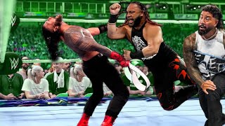 WWE 31 October 2024 Roman Reigns vs Jacob Fatu vs Jey USO Triple Threat Match Full Highlights HD [upl. by Mello890]