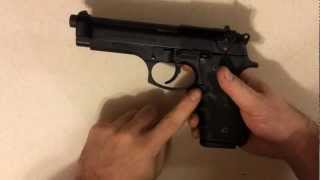 Beretta M9 92FS Review  Disassembly and Reassembly Tutorial [upl. by Auhsohey587]