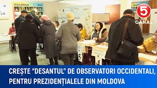 Crește “desantul” de observatori occidentali pentru prezidențialele din Moldova [upl. by Lejna]