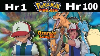 Can I beat Pokemon Fire AshOrange league in 100 hrs with Ash Ketchum teamHindi [upl. by Elkcim]