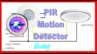 PIR sensor V 2481motion detector [upl. by Katzir934]