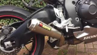 Akrapovic Megaphone Exhaust SH10SO11T Honda CBR1000RR Fireblade 2014 [upl. by Dorie]