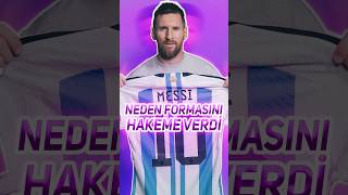 Messi Neden Formasını Hakeme Verdi  shorts futbol football [upl. by Clynes265]