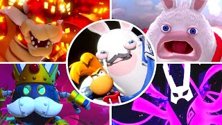 Mario  Rabbids Series  All Final Boss Battles 20172023 [upl. by Elimay421]