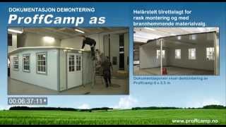 Proffcamp demontering [upl. by Skantze]