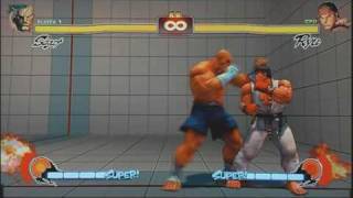 Street Fighter 4  Sagat Basics Tutorial [upl. by Swanhildas828]