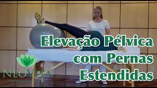 Elevação pélvica com pernas estendidas para gestantes  Neovita Fisioterapia Domiciliar [upl. by Eirrehs65]