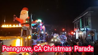 Penngrove CA Lighted Tractor ParadeMerry Christmas [upl. by Jerrie296]