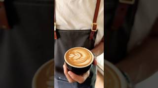 Pouring wing tulip 12Base 🪽🌷🪽 coffee espresso homebarista shots [upl. by Krahmer498]