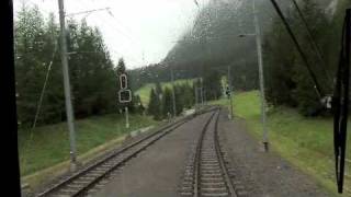 CAB RIDE ST MORITZ  CHUR ALBULABAHN 28 [upl. by Boiney210]