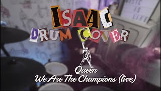 We Are The Champions Live Drum Cover 11 years old [upl. by Rehpotsihrc]