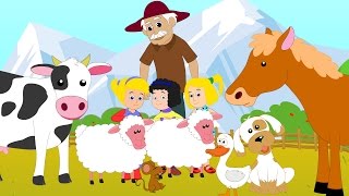 Old MacDonald Had A Farm  Nursery Rhymes  Kids Songs  Childrens Rhymes [upl. by Omrellug]