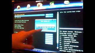 How To Change 970ADS3P GIGABYTE Mobo Boot Priorities [upl. by Airliah395]