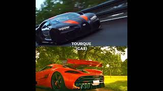 Bugatti Chiron Super Sport 300 VS Koenigsegg Jesko [upl. by Doowle644]