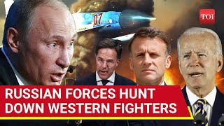 Russia Bombs Secret Location Of NATO Fighters In Ukraine  Military Base Wiped Out [upl. by Hannahoj]