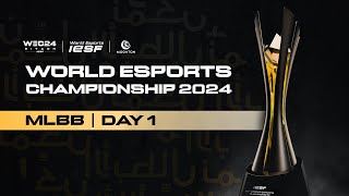 🔴 MLBB  GROUP STAGE  IESF WORLD ESPORTS CHAMPIONSHIP 2024  DAY 1 [upl. by Niemad]