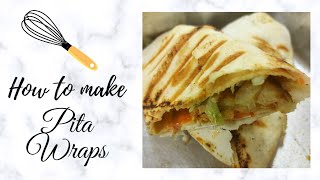 Pita Wraps Recipe [upl. by Nosneb]