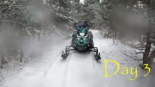 Snowmobiling Opening Weekend  Gaylord MI  12032023 [upl. by Drusie955]