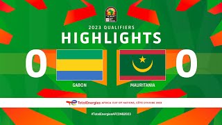 Gabon 🆚 Mauritania  Highlights  TotalEnergiesAFCONQ2023  MD2 Group I [upl. by Dupuis]