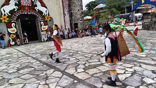 Feria patronal en honor a Santiago apóstol Ecatlan Puebla Danza de los Santiagos [upl. by Nylra]