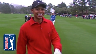 Top 10 Tiger Woods Shots on the PGA TOUR [upl. by Grania]