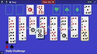 Microsoft Solitaire Collection  FreeCell Easy  March 15 2015  Daily Challenges [upl. by Ahsed942]