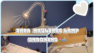 IKEA Navlinge lamp 🛋️white 🤍unboxing [upl. by Lust537]