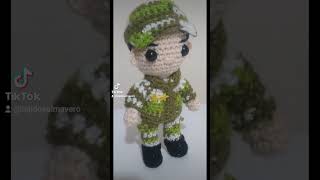 tejidosalmavero tejidosacrochet amigurumi soldado 😁😎👌🏼 [upl. by Gay]