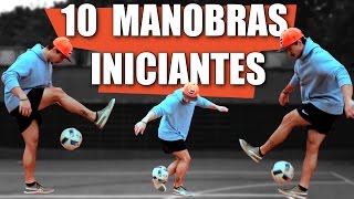 10 MANOBRAS PARA INICIANTES Futebol Freestyle  10 BEGINNER FREESTYLE TRICKS [upl. by Tyrrell467]