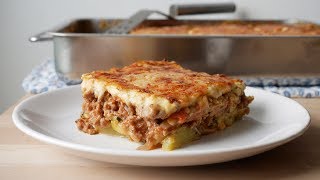 Zucchini Moussaka Rezept  Greek Moussaka with Zucchinis Recipe  ENG SUBS [upl. by Jordan]