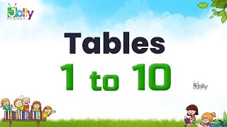 MULTIPLICATION TABLES 1  10 [upl. by Alain]