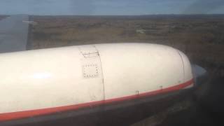 Bearskin Airlines Fairchild Metro 23 Timmins to Rouyn Noranda  Window View [upl. by Hayton]