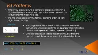 OCR GCSE Computing Instructions  Topic 13 OLD COURSE [upl. by Beach]