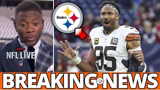 YEAH MORE NEWS ✅LOOK WHAT MYLES GARRETT IS TALKING ABOUT TJ WATT NO ONE EXPECTED IT STEELERS NEWS [upl. by Benjamin]