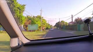 Drive to Pelican Bar Jamaica Crane Road Black River Area [upl. by Yreffoeg]