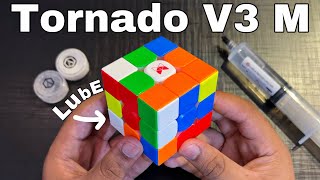 How to Lube a Rubik’s Cube “Tornado V3 M” [upl. by Nyladnar]