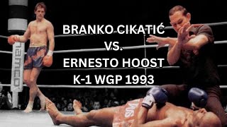 Branko CIKATIĆ vs Ernesto HOOST II K1 Grand Prix 1993 [upl. by Peh883]