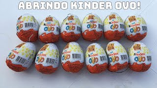 ABRINDO VÁRIOS KINDER OVOS MUITOS BRINDES LEGAIS [upl. by Ganiats]