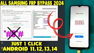 🔴 Samsung Frp Bypass 2024  Android 12 To 14  Samsung Frp Latest Security  Samsung Frp Unlock Tool [upl. by Bunow796]