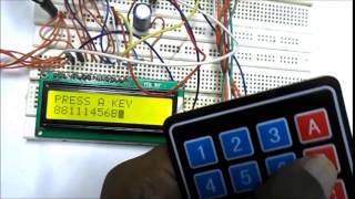 4x4 Keypad Interfacing with AVR Microcontroller [upl. by Aylsworth]