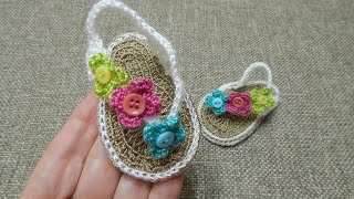 Sandalias para Bebe Crochet y flores cc [upl. by Forrest846]